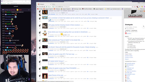 Greek discovers the reason behind his weight gain LUL