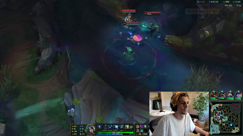 XQC Huge Quadra Kill over Sodapoppin in OTK League tournament