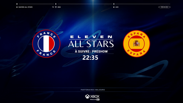 In 1h45, a soccer match will happen, French vs Spanish streamers/youtubers
