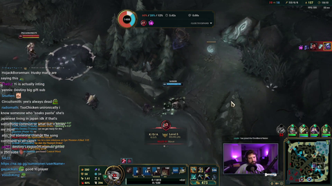Destiny thanks Riot for gifting 250 subs