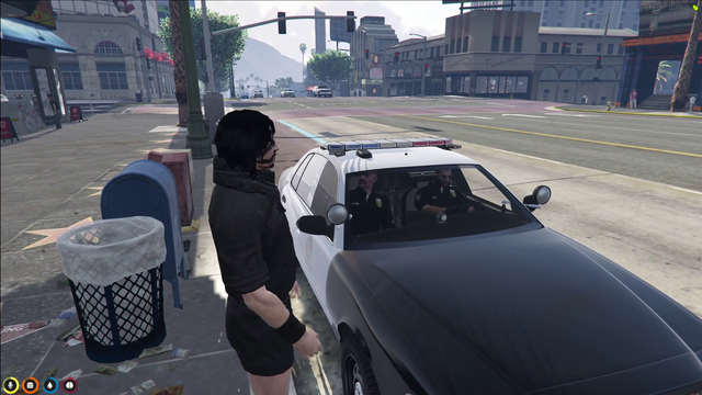 Sasuke Johnson showing cops his true inner power