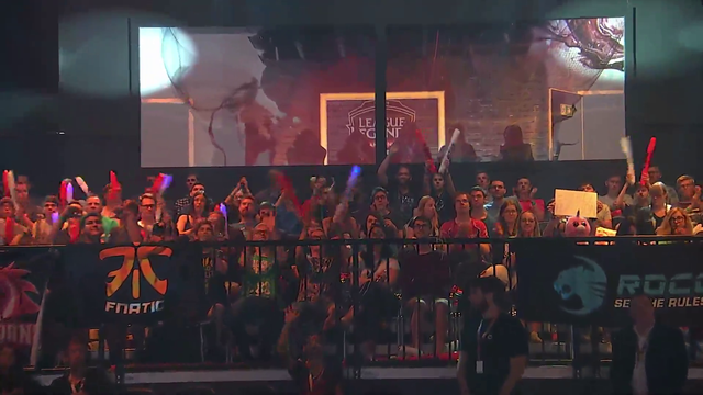 The crowd at EU LCS can be a bit of a handful
