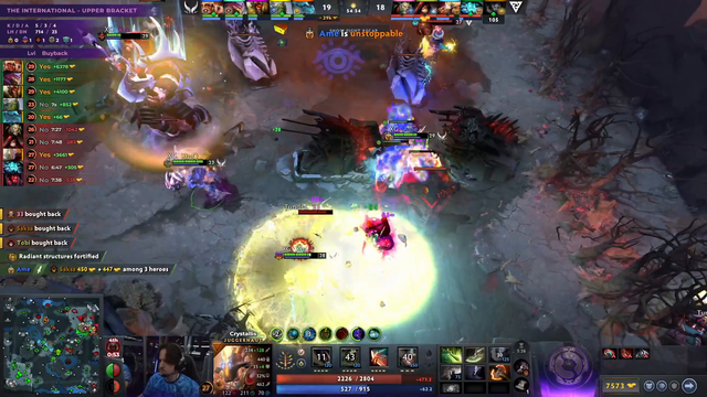 Chinese player finds a new Dota 2 bug on the main stage of The International