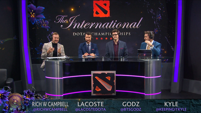 Dota 2 caster goes crazy at TI 9