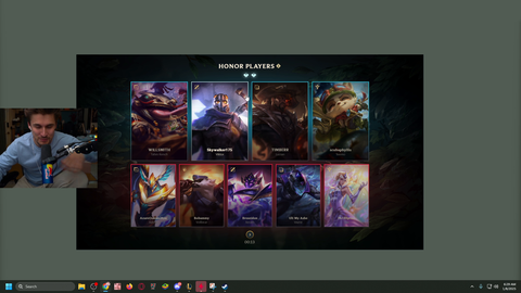 Ludwig completes Tyler1's challenge and hits Platinum in league before season end