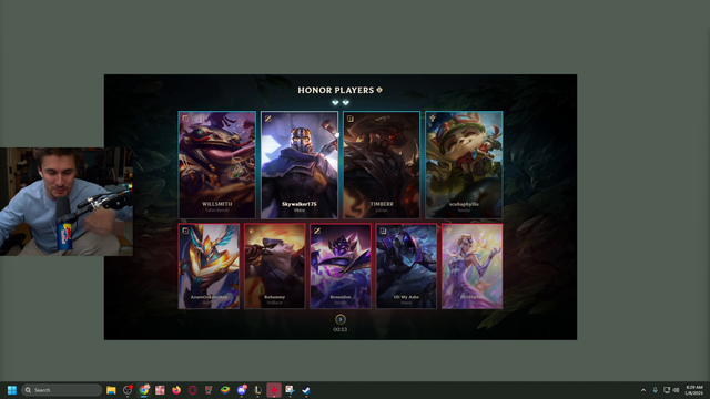 Ludwig completes Tyler1's challenge and hits Platinum in league before season end