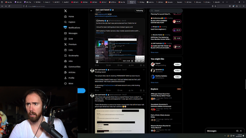 Asmon reacts to the Clip that got Destiny banned