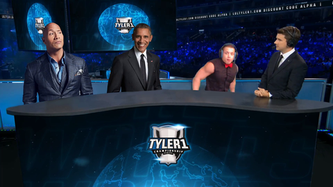 Tyler1 got celebrities on the TCS finals.