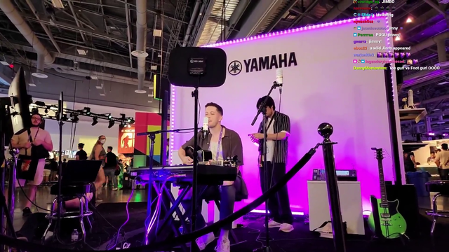TJBROWN and Charming_Jo hold a concert for their fans