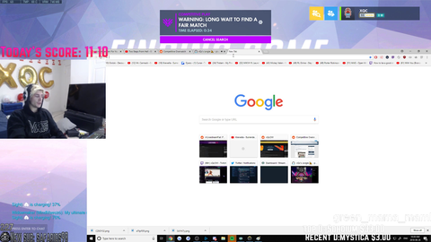 XQC checks the logs of a banned viewer