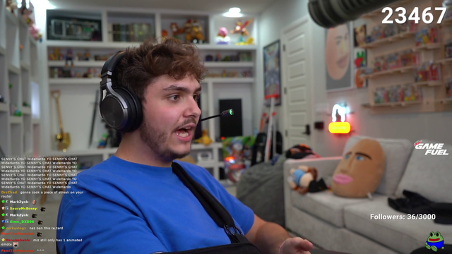 Mizkif broke his arm so Senny broke the rules