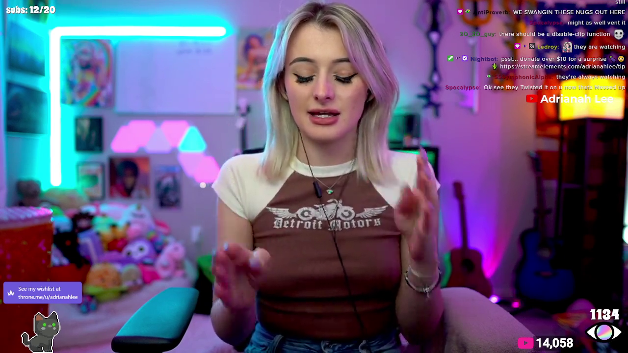 Adrianah responds to criticism and says sexual assault situation would be taken more seriously if she were a man (full extended clip in comments)