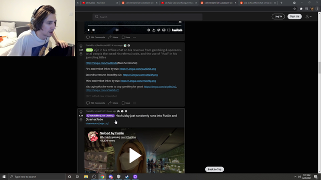 xQc takes Accountability for Gamba streams