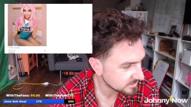 Streamer watching Belle Delphines bath for the first time.