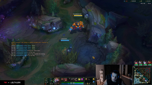 Big T leashes Tarzaned