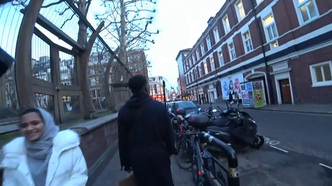 Jake gets sniped from a window...