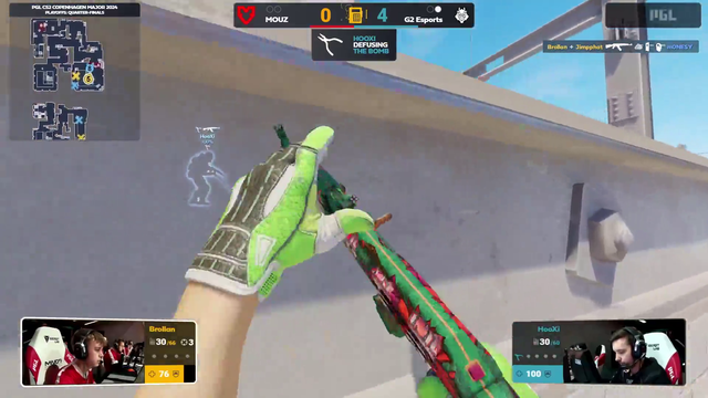 CS2 PGL Major casters didn't realize the bomb was defused until the next round