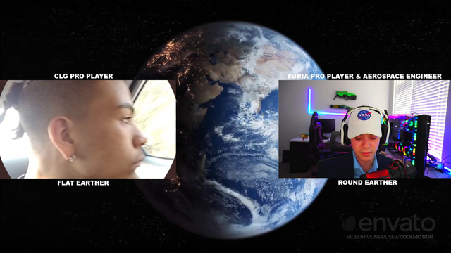 Twitch Streamer "NanoFRYS" thinks "Space doesnt exist"