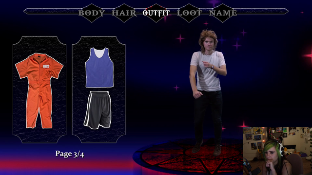 Streamer creates an "irl RPG" where the NPCs are all live actors, and Chat triggers quicktime events. Here's the Character Creator section.