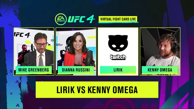 Lirik's custom character, Po Tato, makes his UFC debut live on ESPN2