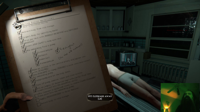 Aris plays a scary game.
