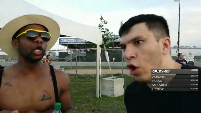 Ape finds a fellow streamer at a rave