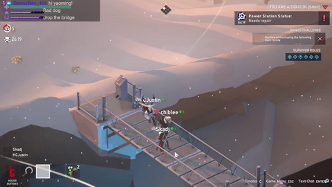 chiblee, Skadj and Justin play a game of trust