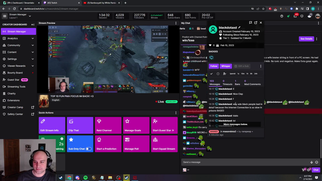 least racist dota viewer
