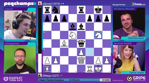 XQC wins against Daniel Negreanu with his 5Head move