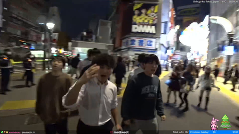 Celebrations in streets of Tokyo after Japan beat Spain in World Cup match