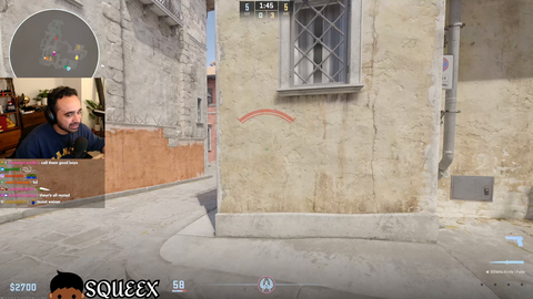 Squeex displaying his deagle skills