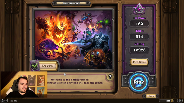 Kripp shows off a new feature in small indie company game