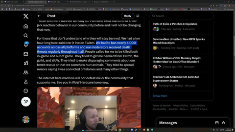 Quin shows sympathy for PirateSoftware