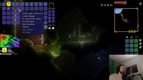 Forsen speaks out against cross-dressing in Terraria