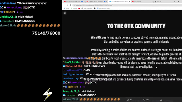OTK official tweet