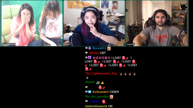 Esfand shows off his talents