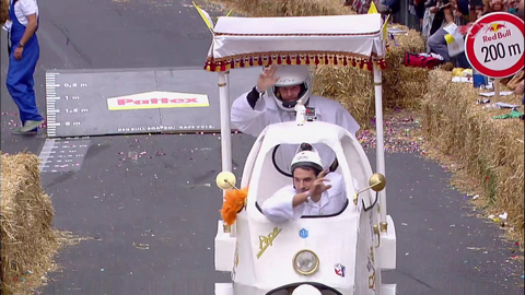 The reason why the pope isn't a race driver
