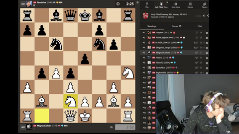 Magnus Carlsen is back to streaming and also roasting Hikaru