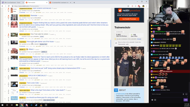 Trainwreckstv gets baited