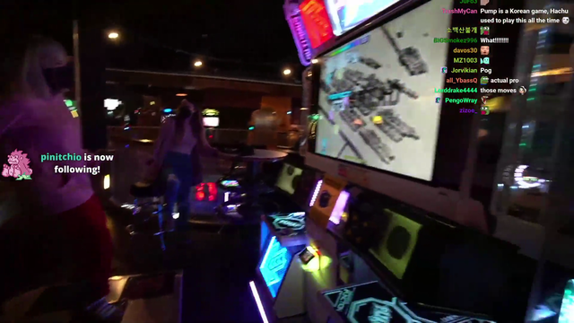 Hachubby on the DDR machine