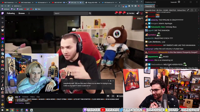 Hasan Predicts what Adin will say before he says it