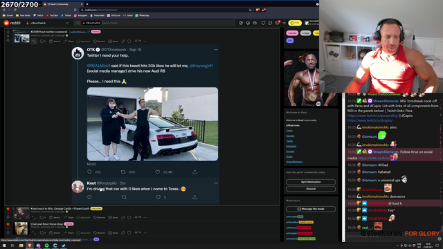 Knut plans on yoinking Mizkif's car
