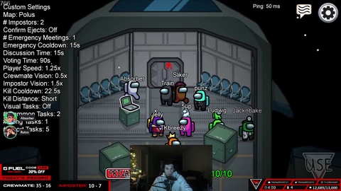Trainwrecks wins the Among Us tournament