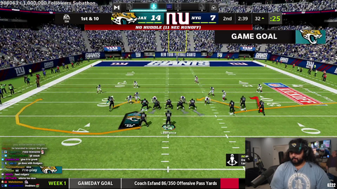 Esfand has a very normal Madden play.