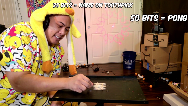 When chat can shoot your toothpick tower for 50 bits