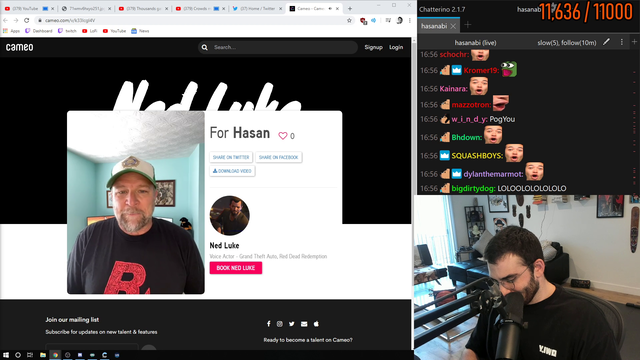 Hasan gets called out by Michael from GTA V