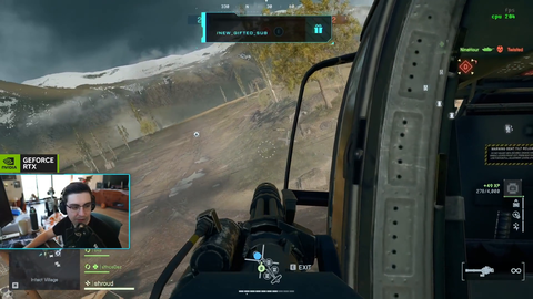 Shroud watching a random try out helicopter for the first time 😂