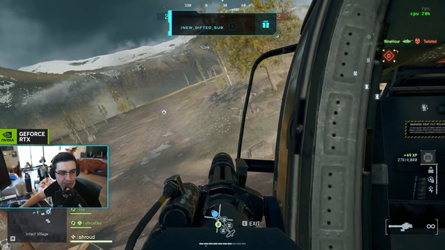 Shroud watching a random try out helicopter for the first time 😂