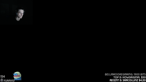 xQc doesn't move or blink during his entire outro