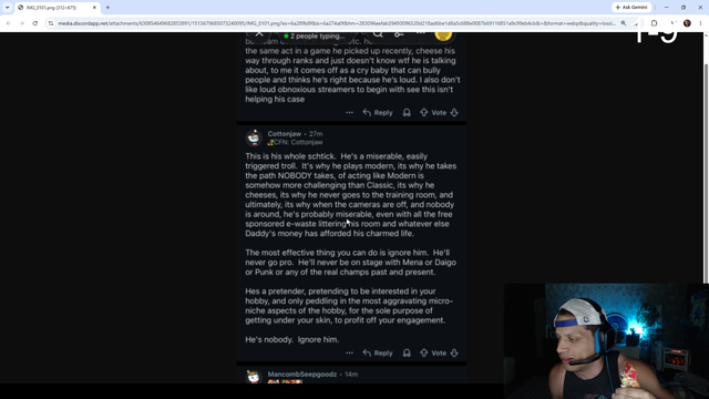 Tyler1 reads a hate message about himself